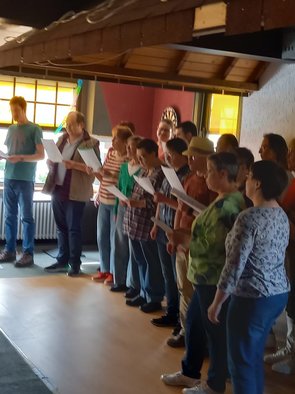 Blick in den Saal