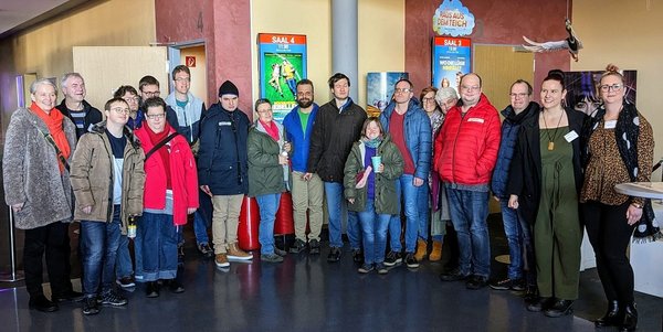 Gruppenbild Kinobesuch