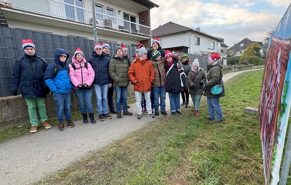 Gruppenbild auf dem Weg